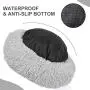 Dog Bed Cat Beds Donut,Soft Plush Pet Cushion,Calm Pet Bed, Comfortable Fur Donut Pillow, Improved Sleep for Cats (Multiple Sizes) (Medium(50cm/19.7inch), Dark Gray) Dog Bed Cat Beds Donut,Soft Plush Pet Cushion,Calm Pet Bed, Comfortable Fur Donut Pillow, Improved Sleep for Cats (Multiple Sizes) (Medium(50cm/19.7inch), Dark Gray)