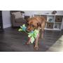 goDog, Dragons, Skinny, Squeaker Dog Toy, Chew Resistant, Durable Plush, Soft, Tough, Reinforced Seams, Green, Large
