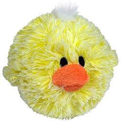 Pet Lou 4 Inch EZ Squeaky Chick, Beige, Small