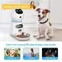 Keprix Automatic Cat Feeder Dog Feeder 118oz for Cat and Small Size Dog with Distribution Alarms, Portion Control, Voice Recorder, Programmable Timer for up to 4 Meals per Day