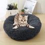 TANPAUL Dog Bed Cat Bed Calming Donut Cuddler Nest Warm Plush Dog Cat Cushion with Cozy Sponge Non-Slip Bottom for Small Medium Pets Snooze Calm Sleeping Indoor, Machine Washable
