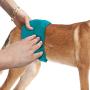 Simple Solution Washable Male Dog Diapers | Absorbent Male Wraps with Leak Proof Fit | Excitable Urination, Incontinence, or Male Marking | 1 Reusable Dog Diaper Per Pack, Whites & Tans, Large (11242)