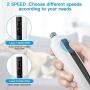 MODUS Pet Nail Grinder for Small Medium Large Dogs and Cats, 2-Speed Rechargeable Portable Low Vibration and Low Noise Electric Pet Nail Trimmer with LED Illuminating Light and USB Charging