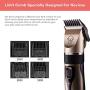 KERTER Dog Shaver Clippers Cat Grooming Clippers Pet Clippers Low Noise Rechargeable Dog Trimmer Cordless Pet Grooming Tool Professional Dog Hair Trimmer Electric Hair Clippers Set for Dogs & Cats