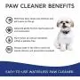 FUROVO Made in USA Natural Plant-Based Waterless Dog Paw Cleaner Shampoo Rinse-Free Solution with Portable Attached Cleaning Brush Head + Microfiber Towel for Dogs, Cats & Puppies FUROVO Made in USA Natural Plant-Based Waterless Dog Paw Cleaner Shampoo Rinse-Free Solution with Portable Attached Cleaning Brush Head + Microfiber Towel for Dogs, Cats & Puppies
