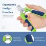 IOKHEIRA Dog Nail Clippers and Trimmer for Small Medium Large Dogs - with Safety Guard to Avoid Over Cutting,Sturdy Non Slip Handles - Professional Pet Nail Clipper