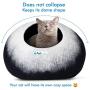 Feltcave Wool Cat Cave Bed (Medium), Handcrafted from 100% Merino Wool, Eco-Friendly Felt Cat Cave for Indoor Cats and Kittens