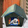 YYDS Outdoor Pet House, Portable Waterproof Warm Cat House, Winter Thickened Cold-Proof Nest Kitty Tent Outdoor Rainproof Dog House Shelter for Cat Dog
