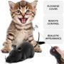 Rofesi Wireless Remote Control Mouse Toy, Electronic RC Rat Flocking Mouse Interactive Cat Toys Moves Like a Real Mice, Fun for Cats Dogs Pets