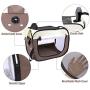 Domaker Pet Drying Box,Portable Pet Dryer Cage Foldable Puppy Hair Drying Box Hands-Free Doggy Grooming Hair Clearing Travel Bags for Dogs Cats Rabbit