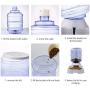 DR.DUDU Cat Dog Automatic Feeding Dispenser & Water Bowl - Large Capacity Automatic Feeding Food Water Dispenser Drinking Fountain for Pets, Square