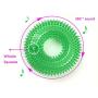 YYLI Dog Balls, Squeaky Dog Ball Toys for Heavy Chewers, Bouncy, Floating, Soft and Spikey Rubber Chew Balls for Tooth Cleaning,Dog Pet Chew Tooth Cleaning Ring Toy