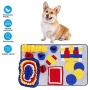 Snuffle Mat for Dogs Nosework Feeding Mat Puppy Feeding Mat Play Blanket Puzzle Toys Encourages Natural Foraging Skills Machine Washable