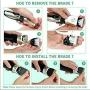 N/C Dog Hair Clipper Low Noise Pet Hair Clipper Rechargeable Dog Trimmer Cordless Pet Grooming Tool Professional Dog Hair Trimmer Comb Scissors Manicure Kit Cats and Other Hair Animals