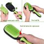 FUN LITTLE TOYS Dog Brush & Cat Brush Cleaning Slicker Pet Grooming Comb 5 in 1 Massage Brush, Pin Brush, Bristle Brush, Dematting Comb & Deshedding Comb