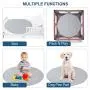 Washable Dog Pee Pad, Waterproof Round 36''/ 48'' Dog Whelping Pads, Reusable Pee Pad Quilted, Fast Absorbing Training Pads for Dogs, Housebreaking Absorption Pads