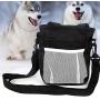 QERNTPEY Dog Treat Pouch for Training Dog Training Treats Pouch, Front Mesh Pocket Pet Dog Treat Pouch Bag with Built-in Dispenser Pet Training Bag Easily Carries Pet Toys, Kibble, Treats