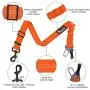 AUTOWT Dog Seat Belt, Upgrade 2 in 1 Latch Bar Attachment Dog Car Seatbelt Metal Buckle Elastic Bungee Buffer Reflective Nylon Belt Tether Connect to Dog Harness for Pet Safety AUTOWT Dog Seat Belt, Upgrade 2 in 1 Latch Bar Attachment Dog Car Seatbelt Metal Buckle Elastic Bungee Buffer Reflective Nylon Belt Tether Connect to Dog Harness for Pet Safety