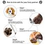 Utotol Dog Nail Grinder,Electric Rechargeable Pet Nail Complete Manicure Grooming Tool Kit for Small Medium Large Animals Quiet Painless Avoid Over-Cutting Grinder for Cats