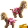Wiz BBQT Adorable Reusable Washable Strawberry Dog Pet Diapers Cover Up Sanitary Panties for Small Medium Female Girl Dogs Puppy in Spring Summer Autumn (Waistline: 7.8-11 inch) Wiz BBQT Adorable Reusable Washable Strawberry Dog Pet Diapers Cover Up Sanitary Panties for Small Medium Female Girl Dogs Puppy in Spring Summer Autumn (Waistline: 7.8-11 inch)