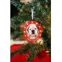 Pearhead Pet Jingle Bell Pup Photo Ornament, Red Pearhead Pet Jingle Bell Pup Photo Ornament, Red