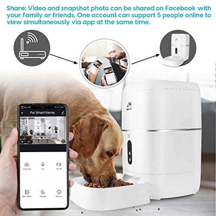 Ultimate 6L Automatic Smart WIFI Camera Pet Feeder For Cat and Dog