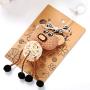 ocijf179 Pet Toy Cat Sepak Takraw Mice Bear Ring Doll Chewing Kitten Toy Anti-bite Pet Supplies - Rat
