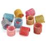 eecoo 10pcs Pet Wide Plastic Colorful Springs Cat Toys Cat Catnip ToysSpring Tube ToyFor Kitten Pets (Random Color)