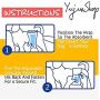Dsoft Male Dog Diapers with Super Absorbent Core Disposable Puppy Diapers with Edges Leak Protection Adjustable Pet Wraps for Male Dogs, XS/S/M (M18-25/45-63CM)