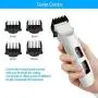 Nicewell Dog Clippers Cat Shaver, Low Noise Pet Grooming and Trimming Clippers Kit, USB Rechargeable Cordless Dog and Cat Grooming Set, Detachable Blade (Concise White)