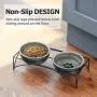 Y YHY Cat Bowls,Cat Food Bowls Elevated, Raised Cat Bowls for Food and Water, Ceramic Pet Bowls for Indoor Cats or Dogs, Protect Pets Spine,Dishwasher Safe,12 Ounces Y YHY Cat Bowls,Cat Food Bowls Elevated, Raised Cat Bowls for Food and Water, Ceramic Pet Bowls for Indoor Cats or Dogs, Protect Pets Spine,Dishwasher Safe,12 Ounces