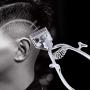 Mobestech Manual Hair Clippers Salon Professional Clipper Stainless Steel for Home Men Pet Dog Grooming Hair Styling Tool