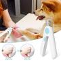 SlowTon Dog Nail Clippers with LED Light, Pet Nail Clippers and Trimmer with Nail File LED Light to Avoid Over Cutting Professional Grooming Tools for Large Medium Small Dog Puppy Cat and Animals