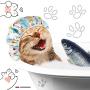 Moving Cat Kicker Fish Toy 11'' Realistic Plush Interactive Flopping Wiggle Catnip Toys for Indoor Cats, Motion Sensor Dancing Flip Fish Cat Toy with Catnip Bell Spring Fun Kitten Toy Kitty Exercise