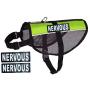 Nervous Service Dog mesh Vest Harness Cool Comfort Nylon for Dogs Small Medium Large Purchase Comes with 2 Reflective Nervous Removable Patches. Please Measure Your Dog Before Ordering