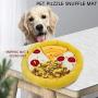 B-1 Pet Training Mat Dog Feeding Mat, Snuffle Mat for Dogs Large Pizza Snuffle Mat Sound and Washable Pet Feeding Training Playing Mat Dogs Puzzle Toys