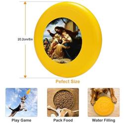 Pet Frisbee Flying Disc Dog Toy - Multifunction Let The Children Come to Me Carl Vogel Von Vogelstein