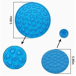 Victa Dog Lick Pad,Dog Bathing Distraction Device Puzzle Lick Mat for Dogs Bathing Grooming(2Pcs)
