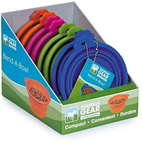Guardian Gear Bend-a-Bowl Display of Dog Bowls (8 Pack) Guardian Gear Bend-a-Bowl Display of Dog Bowls (8 Pack)