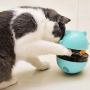 Apofly 1PC Tumbler Cat Toy Funny Pet Training Tool Cat Feeding Chewing Playing Leaking Food Ball with Teasing Wand