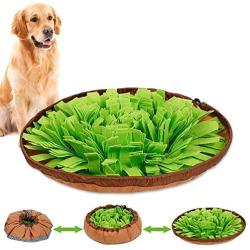 Dog Feeding Mat Large, Dog Snuffle Mat Pet Snuffle Bowl Pet Cat Snuffle Mat Cat Snuffling Nose Work Mat IQ Training Slow Eat Bowl