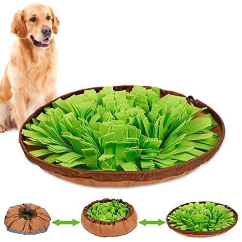 Dog Feeding Mat Large, Dog Snuffle Mat Pet Snuffle Bowl Pet Cat Snuffle Mat Cat Snuffling Nose Work Mat IQ Training Slow Eat Bowl