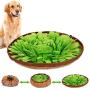 Dog Feeding Mat Large, Dog Snuffle Mat Pet Snuffle Bowl Pet Cat Snuffle Mat Cat Snuffling Nose Work Mat IQ Training Slow Eat Bowl