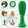 Dog Toothbrush Chew Stick – Fun Dog Chew Toys Maintains Oral Hygiene for All Dog Breeds & Puppies –Made from Food Grade Material – Ideal for Teething Puppies Too