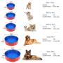mcgrady1xm Collapsible Pet Dog Bath Pool, Kiddie Pool Hard Plastic Foldable Bathing Tub PVC Outdoor Pools for Dogs Cat Kid
