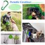 Finding Laurel Collapsible Dog Bowls, 2 Pack Collapsible Slow Feeder Dog Bowls for Travel Hiking, Anti-Gulping Foldable Pet Dish Maze Dog Bowl Colapsable Dog Water Bowl with Carabiner,(350ml,12oz)