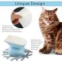 Legendog Ceramic Cat Bowls, Raised Cat Bowls Cat Food Bowls Cat Bowls Elevated, Elevated Porcelain Pet Feeder Bowl Protect Cats Spine