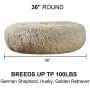 Zerohub Calming Dog Bed, Ultra Soft Faux Fur Donut Cuddler Dog Bed with Anti-Slip & Waterproof Base, Machine Washable Round Pet Bed for Small Medium Dogs and Cats (Multiple Sizes) Zerohub Calming Dog Bed, Ultra Soft Faux Fur Donut Cuddler Dog Bed with Anti-Slip & Waterproof Base, Machine Washable Round Pet Bed for Small Medium Dogs and Cats (Multiple Sizes)
