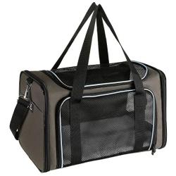 X-ZONE PET Airline Approved Pet Carriers,Soft Sided Collapsible Pet Travel Carrier for Medium Puppy and Cats