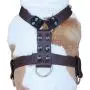 Genuine Leather Dog Harness X-Large 33''-40'' Chest, 1.3'' Wide Adjustable Straps Genuine Leather Dog Harness X-Large 33''-40'' Chest, 1.3'' Wide Adjustable Straps